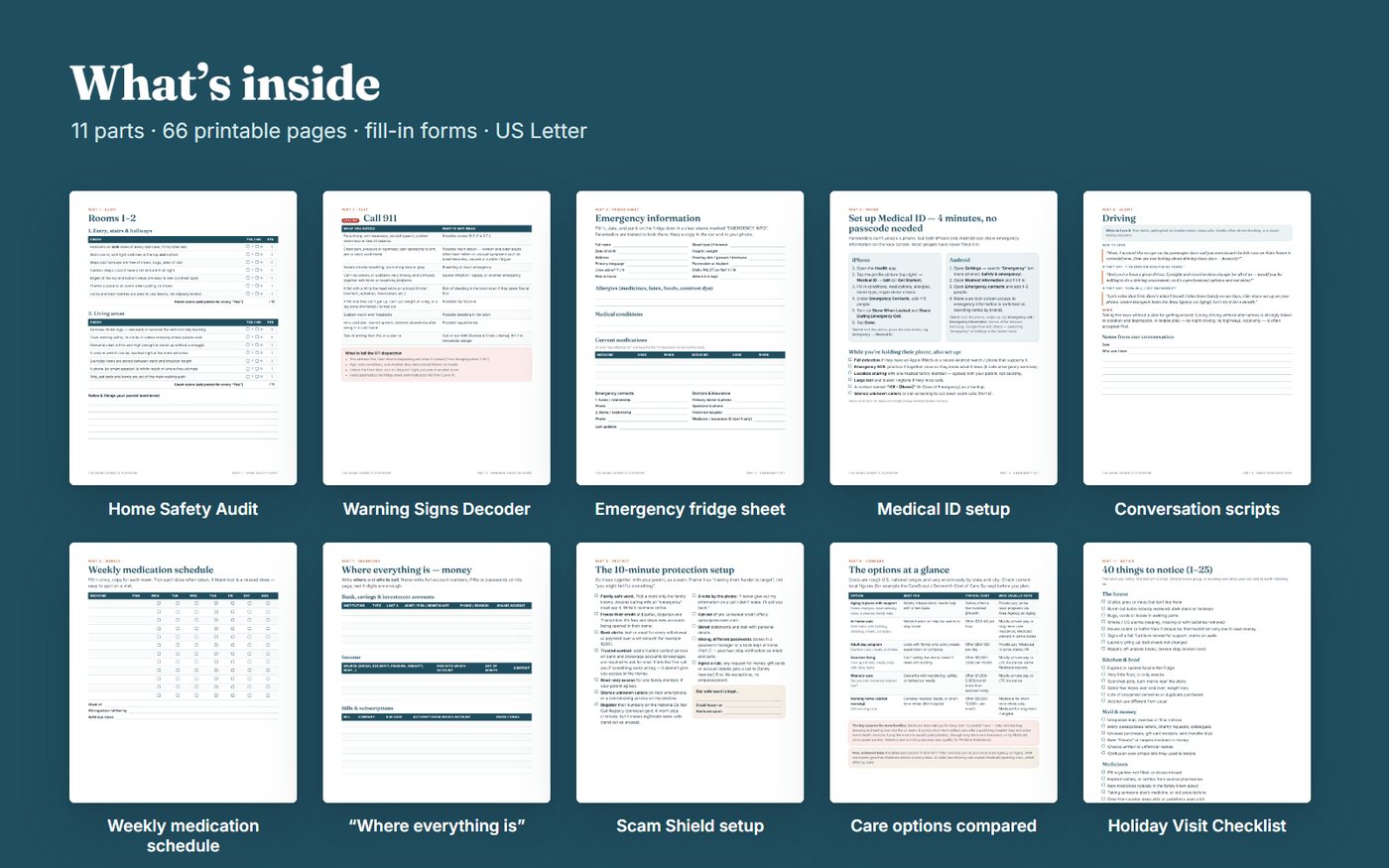 What's inside the playbook